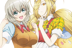 Binbougami Ga! - Sakura Ichiko y Binboda Momiji Render 3 Nekomods